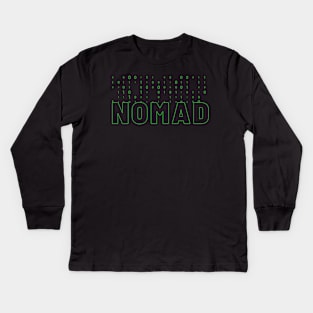 Digital Nomad Kids Long Sleeve T-Shirt